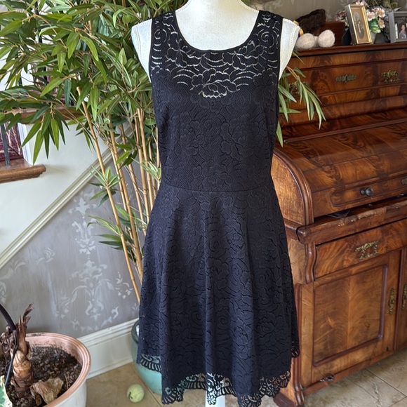 Tommy Hilfiger fit and flare lace ladies line sleeveless dress size 8 - Picture 14 of 15